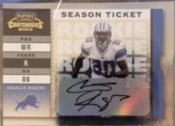 Charles Rogers [Autograph] #102