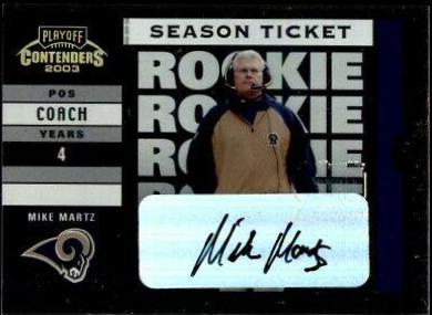 Mike Martz [Autograph] #200