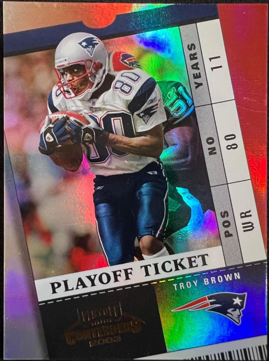 Troy Brown [Playoff Ticket] #23