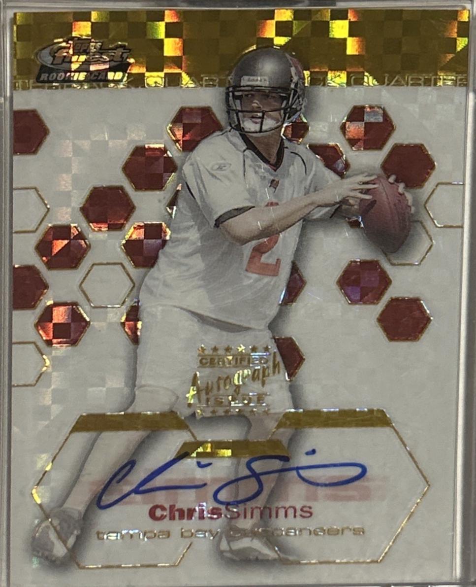 Chris Simms [Autograph Gold Xfractor] #121