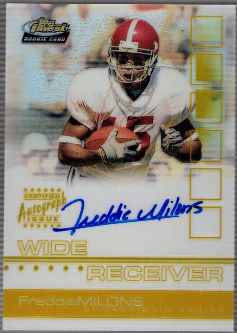 Freddie Milons [Certified Autograph Gold Refractor] #133