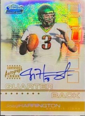 Joey Harrington [Certified Autograph Gold Refractor] #116