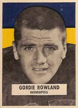 Gordie Rowland #NNO