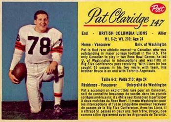 Pat Claridge #147