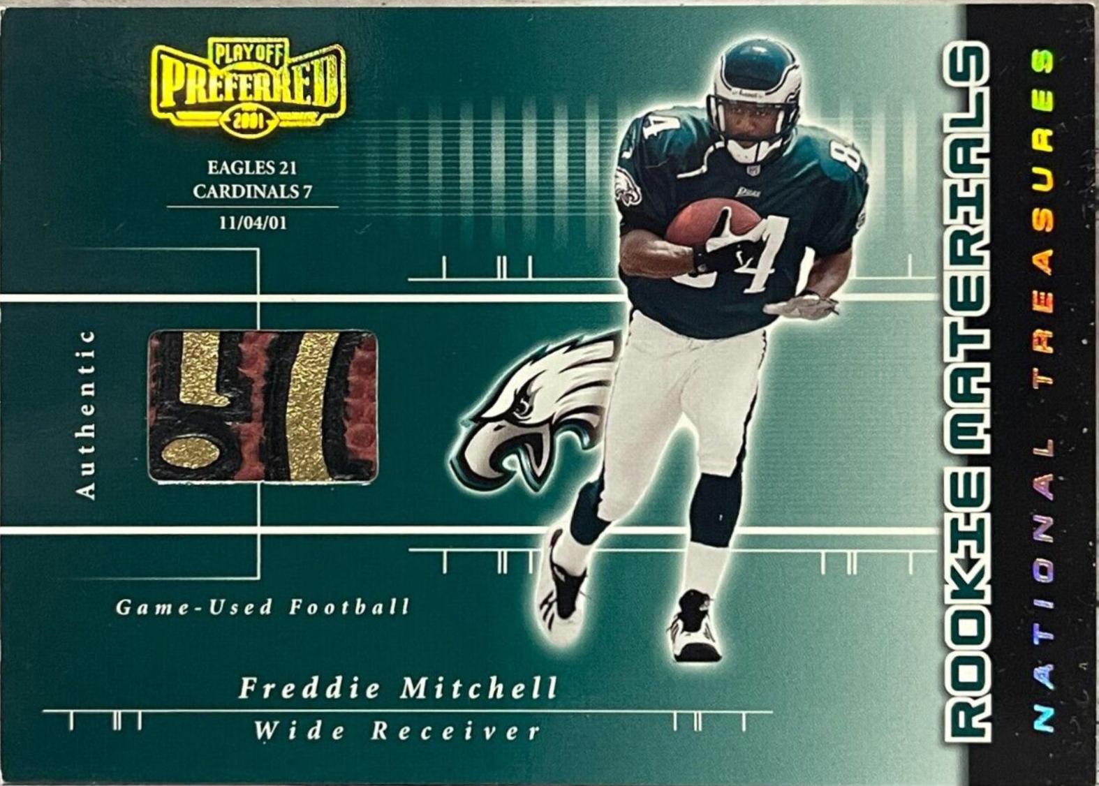 Freddie Mitchell [National Treasures Gold] #220