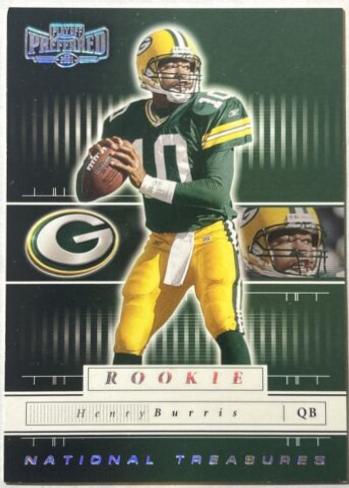 Henry Burris [National Treasures Silver] #110