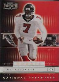 Michael Vick [National Treasures Silver] #101
