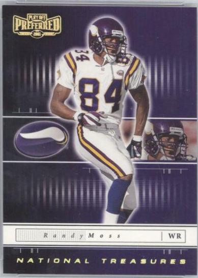 Randy Moss [National Treasures Gold] #74
