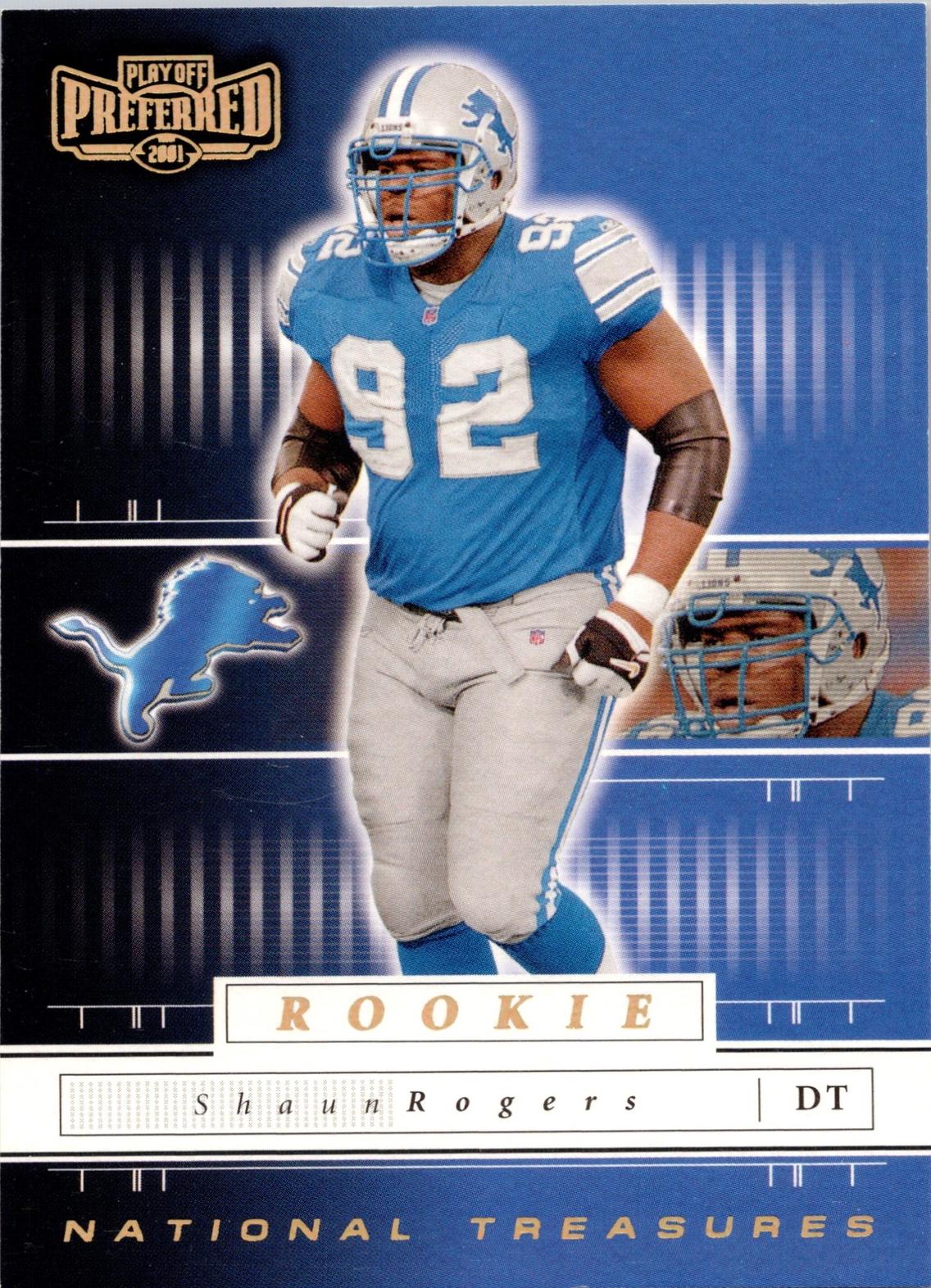Shaun Rogers [National Treasures Gold] #177