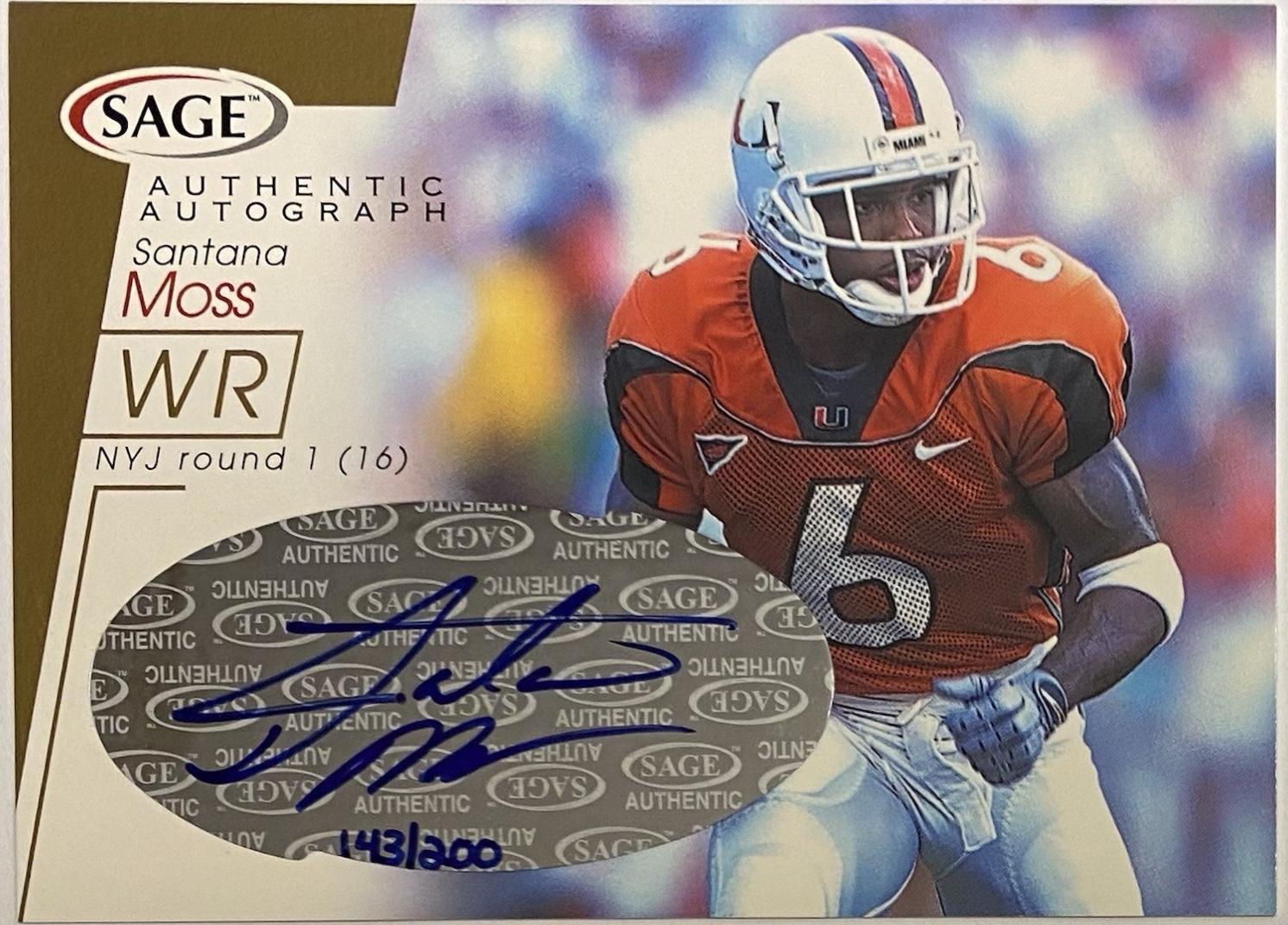 Santana Moss [Gold] #A33