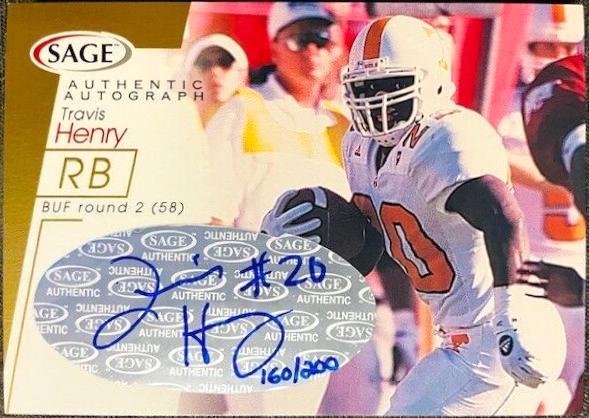 Travis Henry [Gold] #A22
