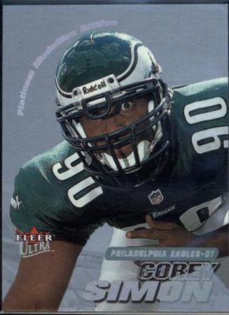 Corey Simon [Platinum Medallion] #123P