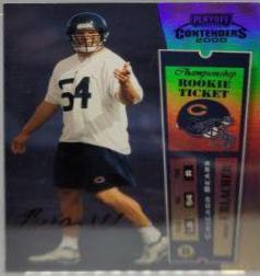 Brian Urlacher [Championship Ticket Autograph] #103