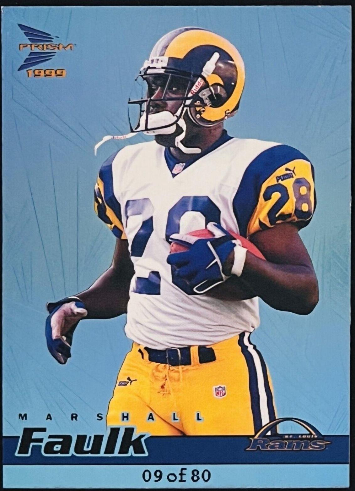 Marshall Faulk [Holo Blue] #118
