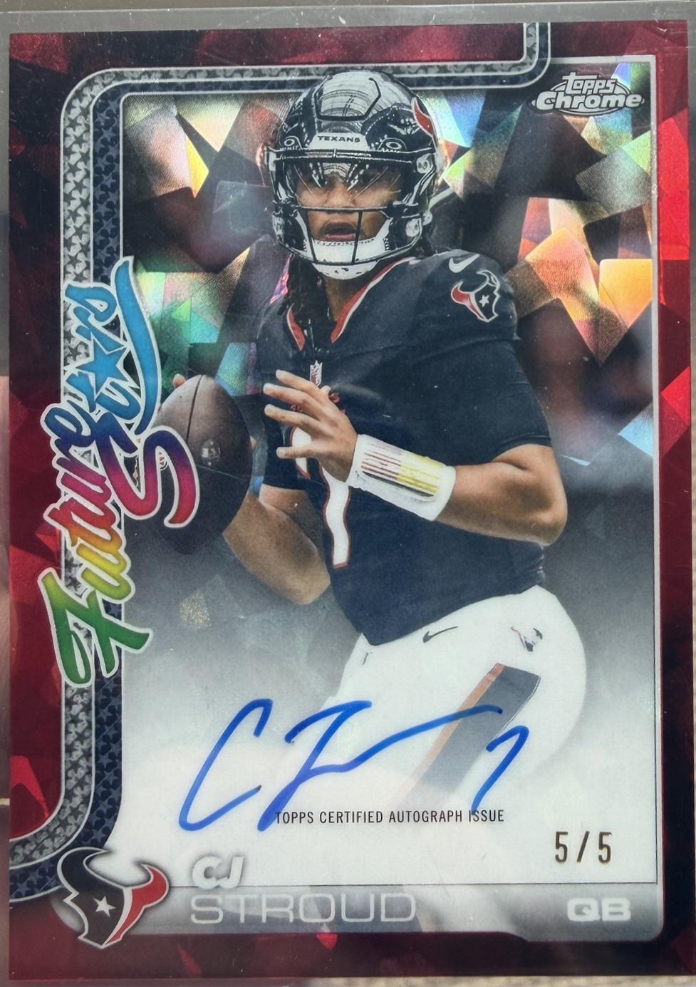 CJ Stroud [Red] #FSA-CS