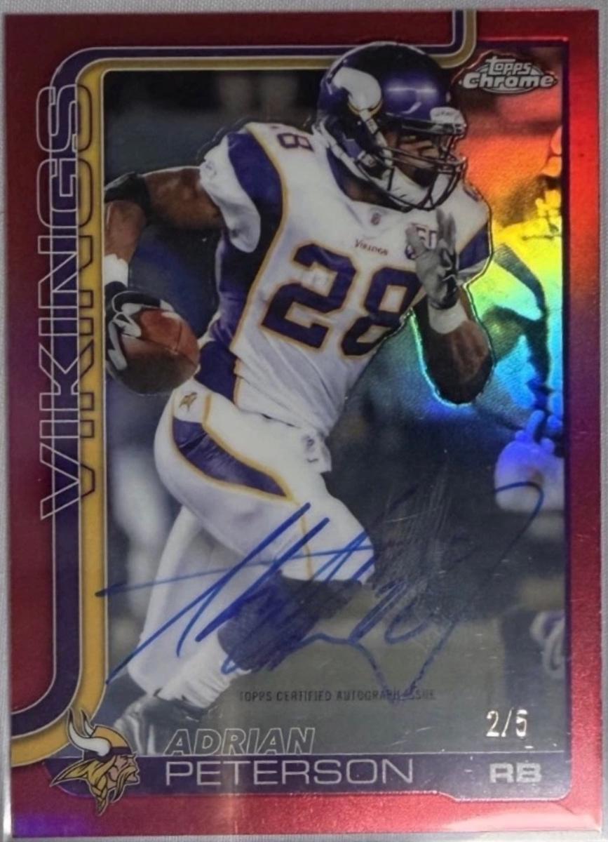 Adrian Peterson [Red Refractor] #CLA-AP