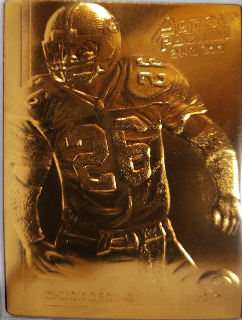 Chuck Cecil [Mint 24KT Gold] #83
