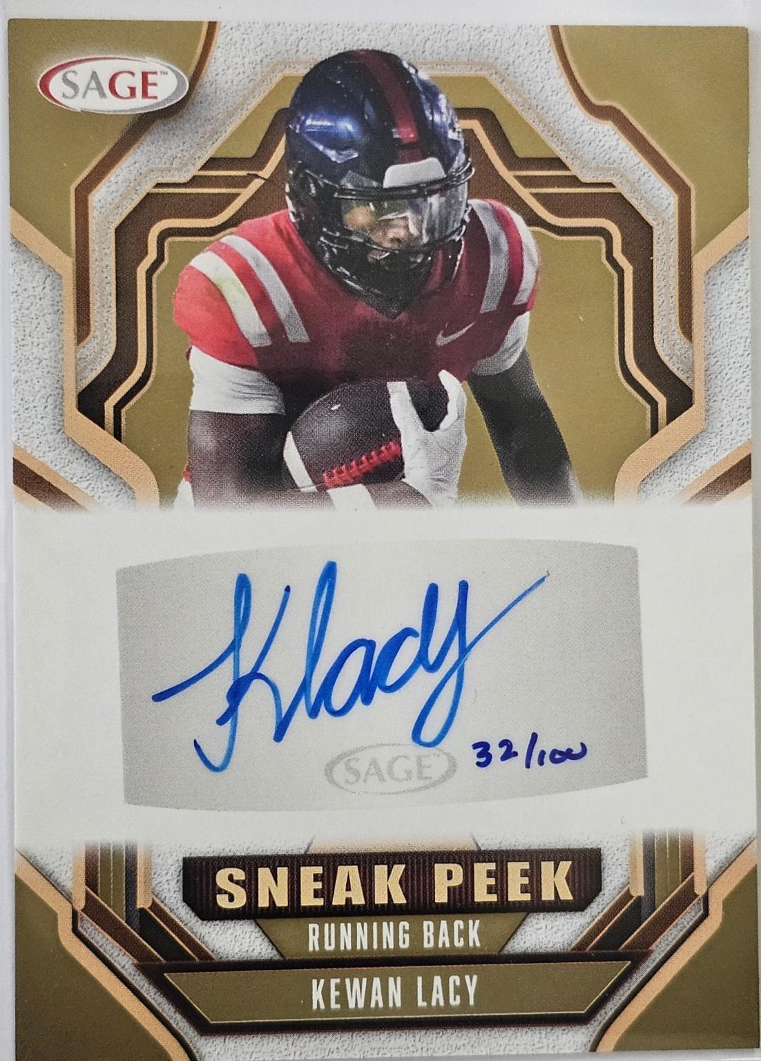 Kewan Lacy [Gold] #SPA-KL