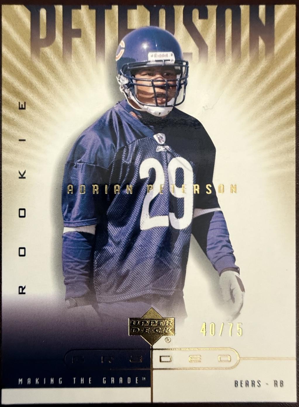 Adrian Peterson [Making the Grade RC Gold] #99