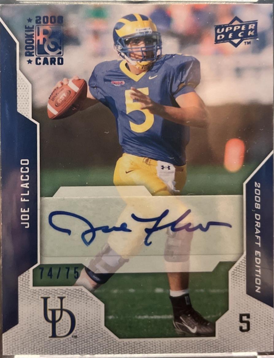 Joe Flacco [Autograph Blue] #50
