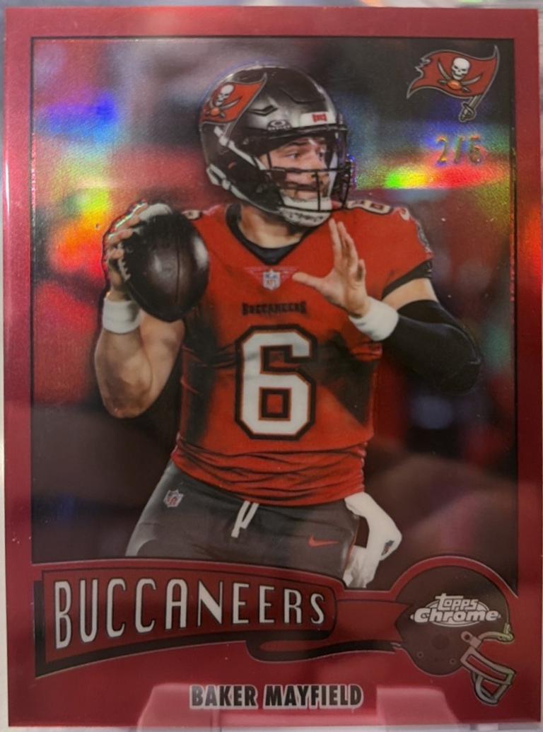Baker Mayfield [Red Refractor] #1975-31