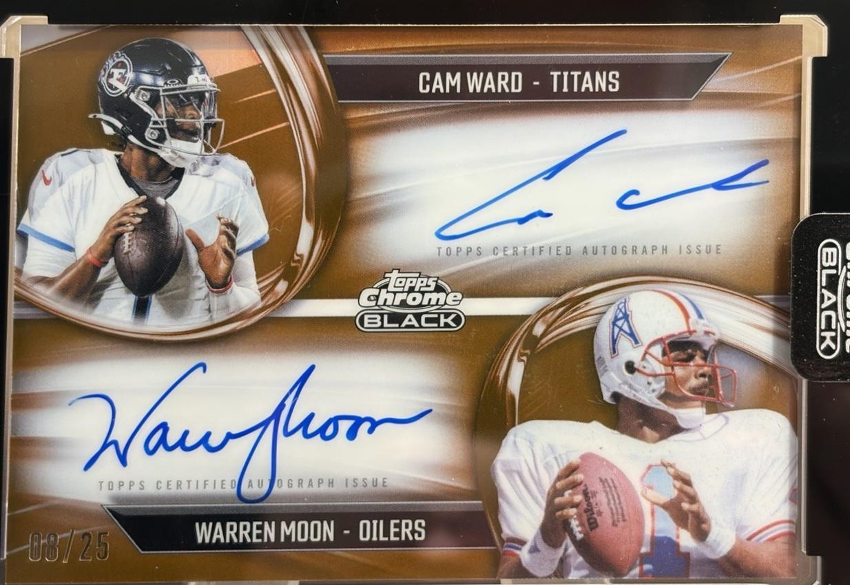 Cam Ward / Warren Moon [Orange Refractor] #PBDA-CWMO