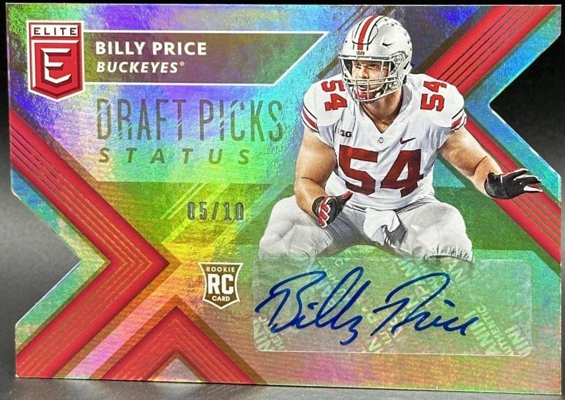 Billy Price [Autograph Gold Status Die Cut] #257