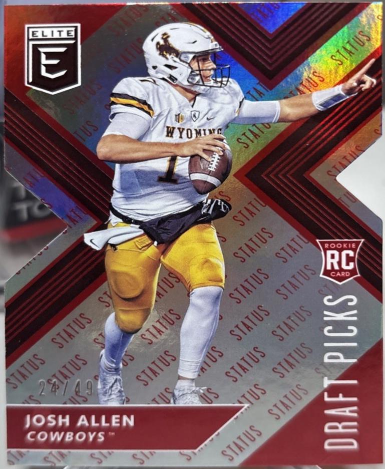 Josh Allen [Variation Red Status Die Cut] #103