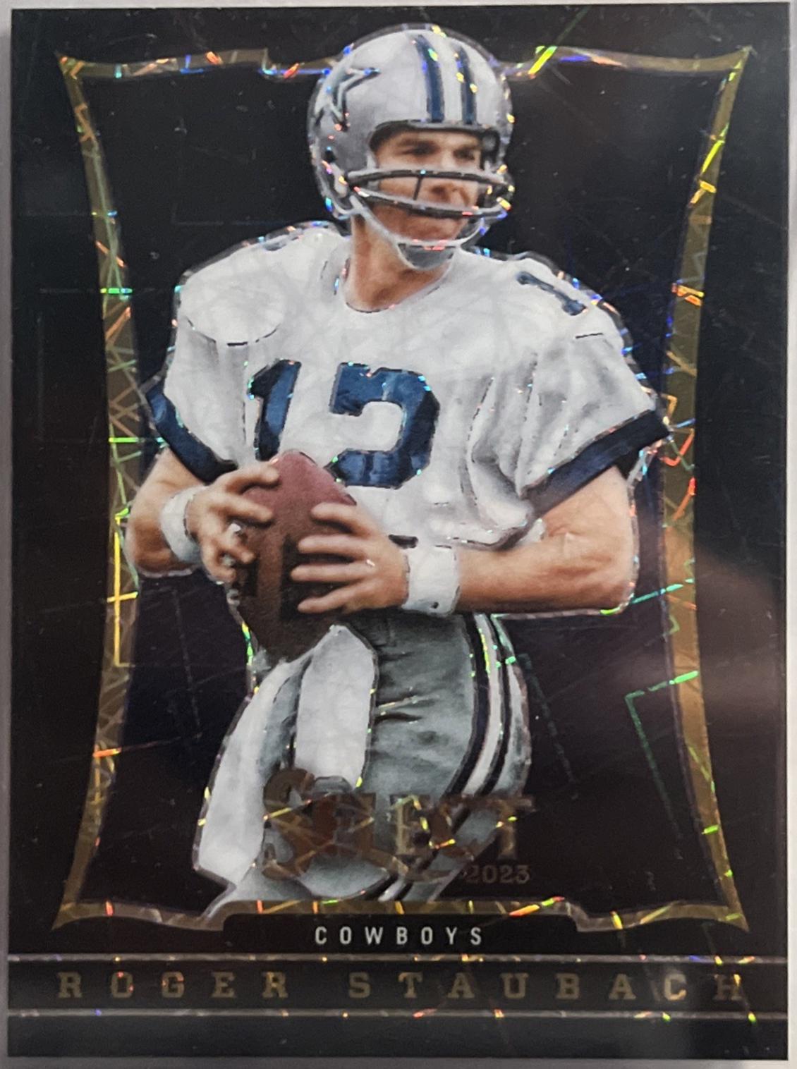 Roger Staubach [Black Prizm] #2