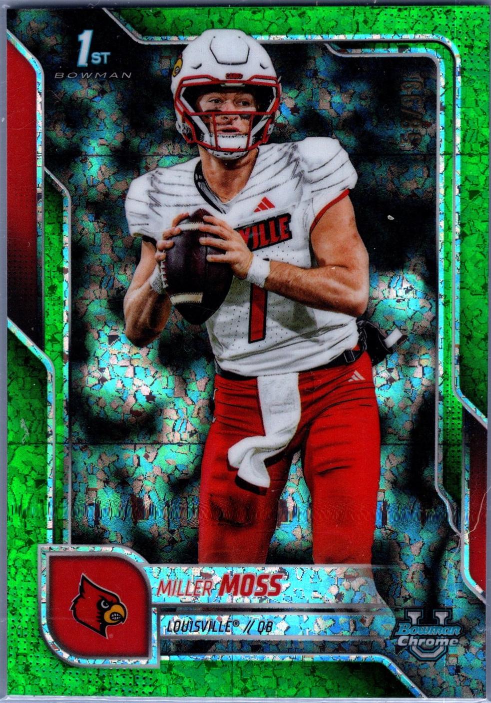 Miller Moss [Green Mini-Diamond Refractor] #141