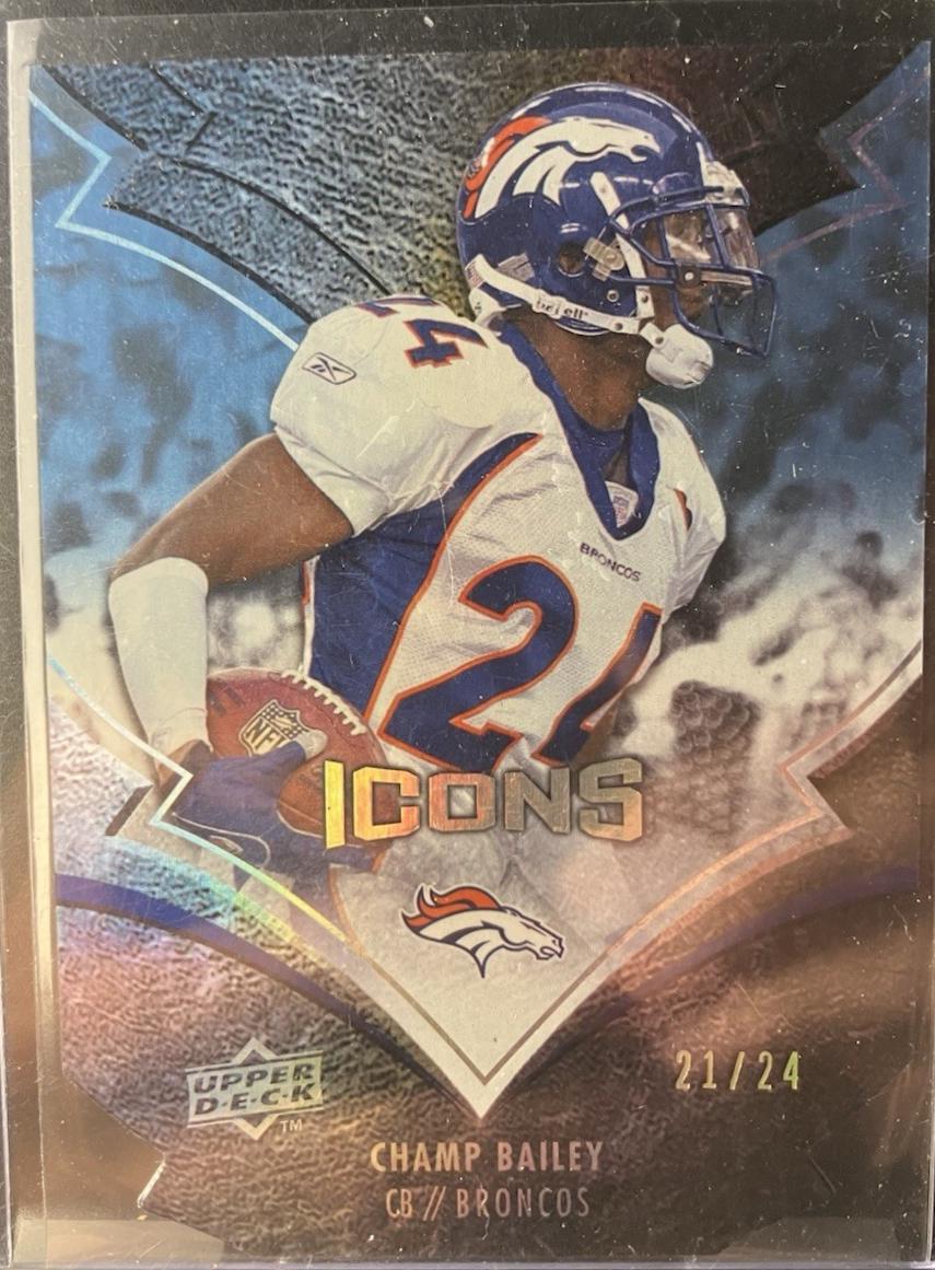 Champ Bailey [Blue Die Cut] #30