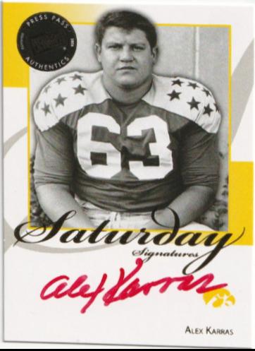 Alex Karras [Red Ink] #SS-AK