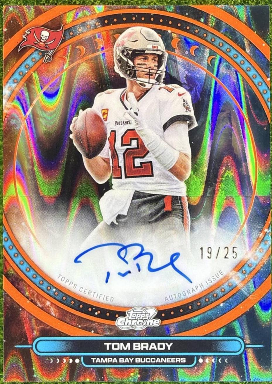 Tom Brady [Orange Galactic] #EQA-TB