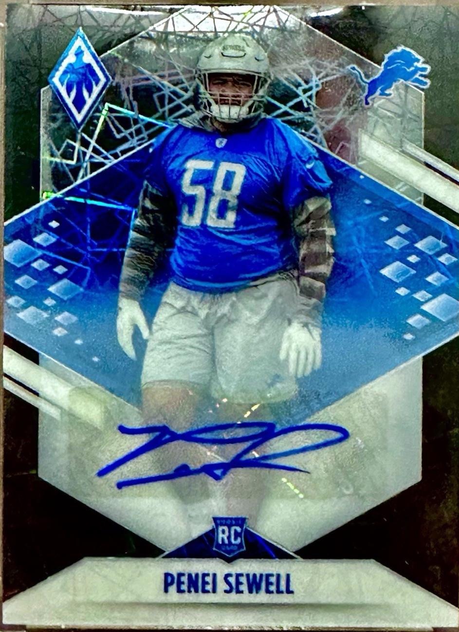 Penei Sewell [Black Lazer Autograph] #143