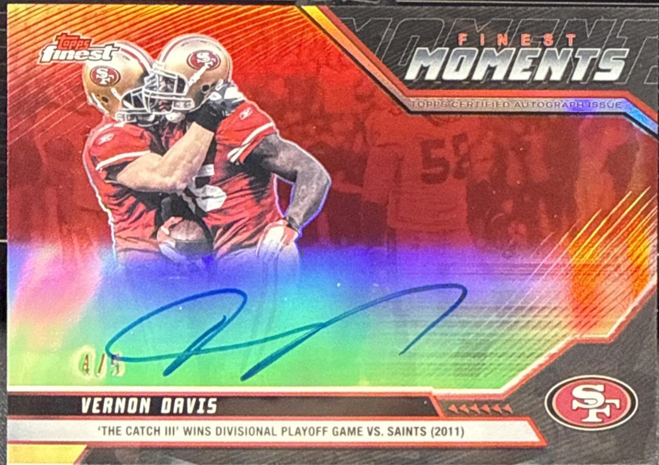 Vernon Davis [Red] #FMA-VD
