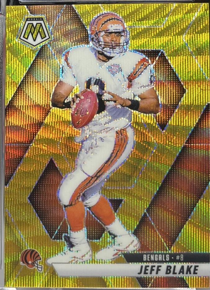 Jeff Blake [Mosaic Gold Wave] #127