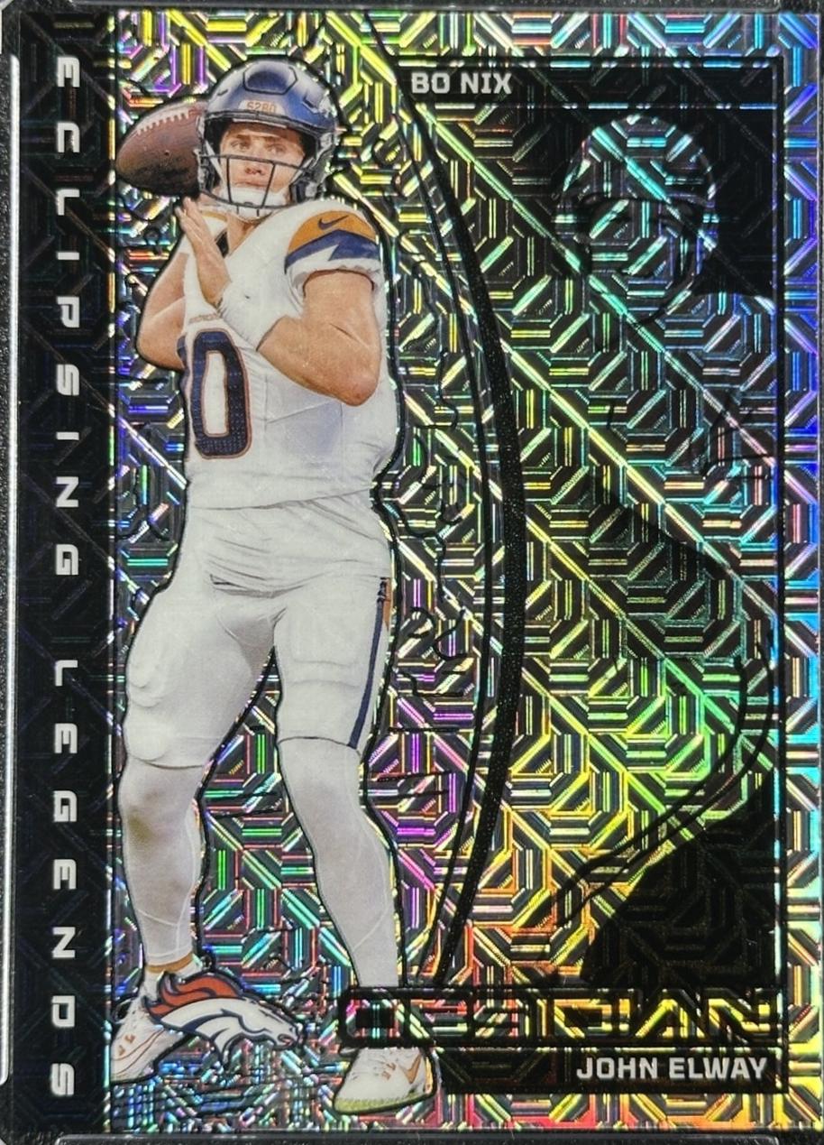 Bo Nix / John Elway [Vibrant Mojo] #3