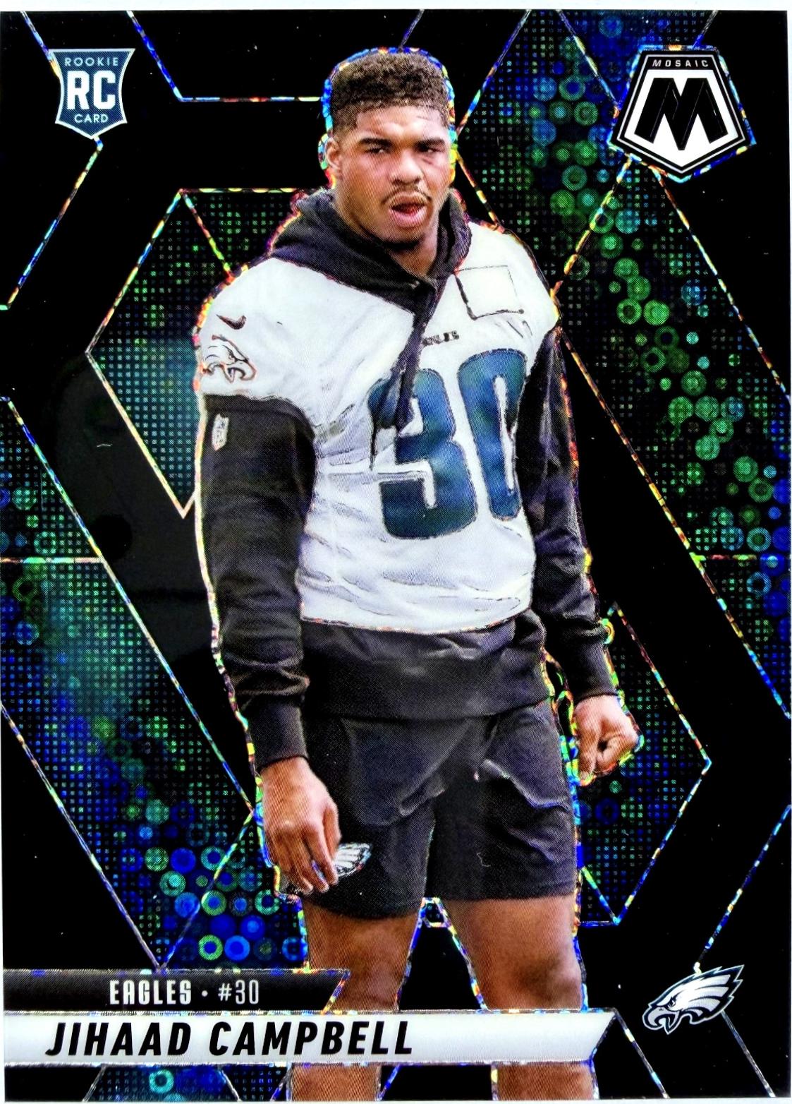 Jihaad Campbell [Mosaic No Huddle Black] #341