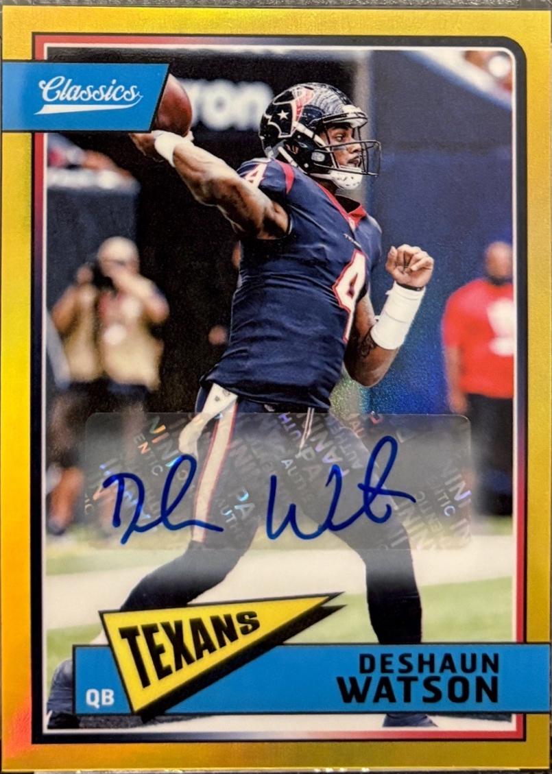 Deshaun Watson [Premium Signatures Gold] #40