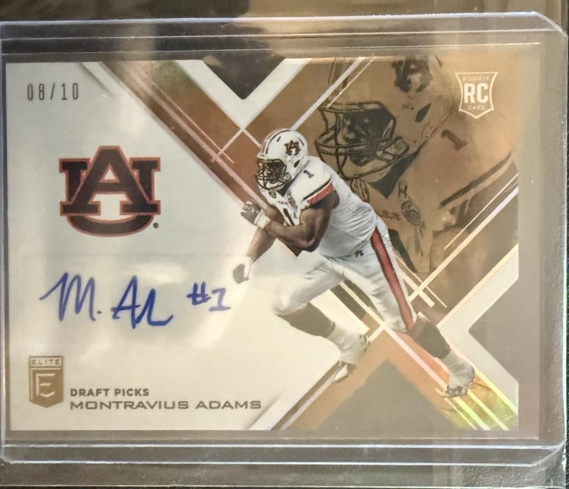 Montravius Adams [Autographs Gold] #244