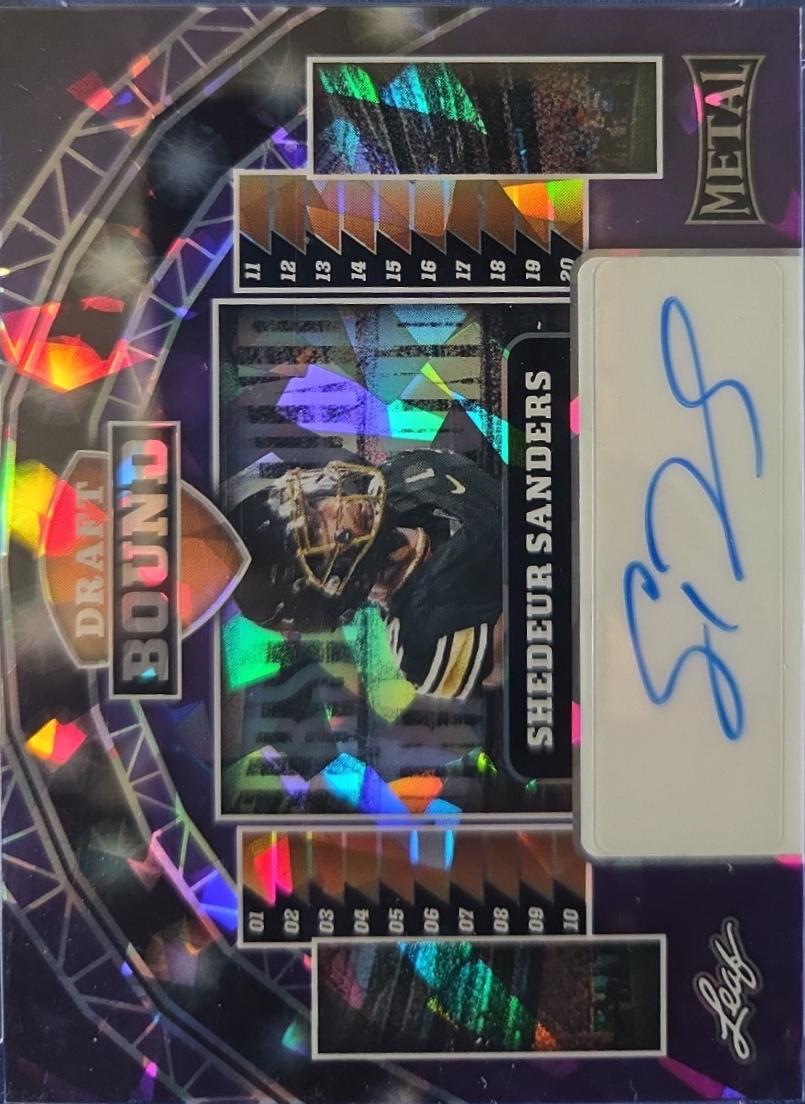 Shedeur Sanders [Crystal Purple] #DB-SS1