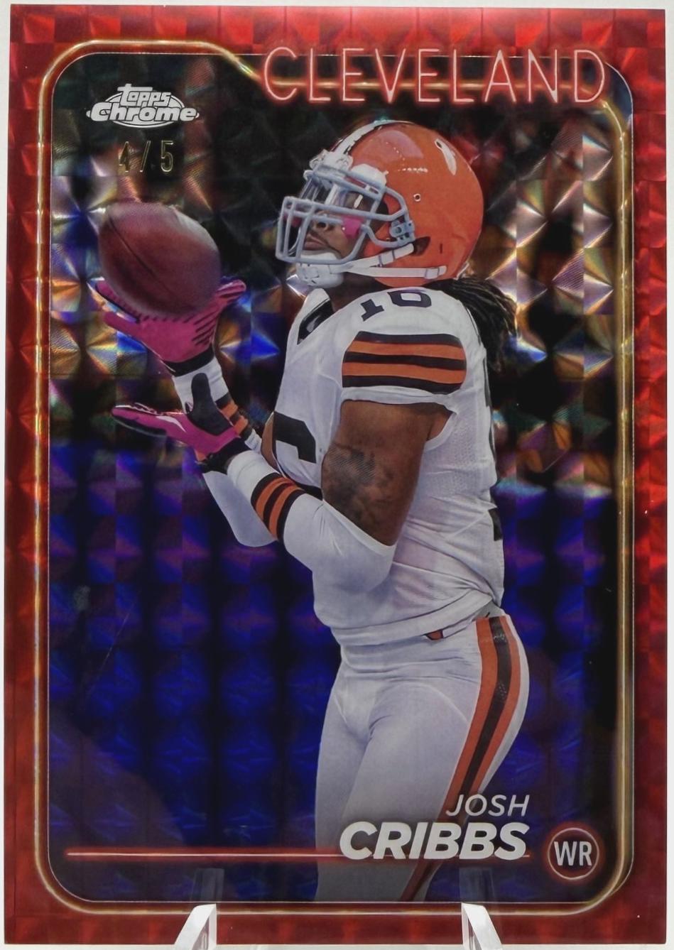 Josh Cribbs [Red Geometric] #33