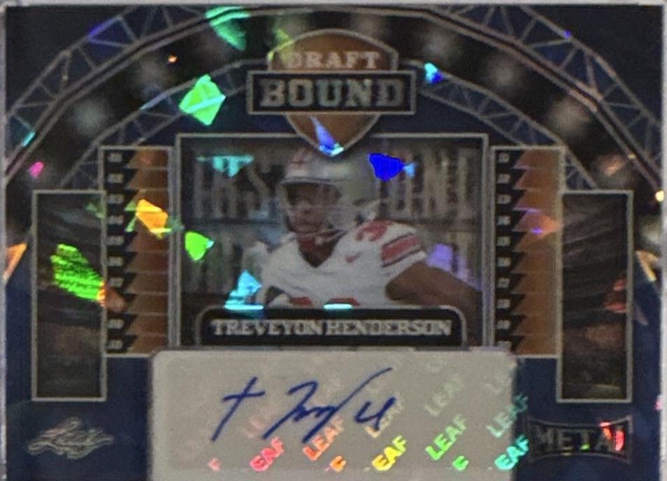 TreVeyon Henderson [Prismatic Green] #DB-TH1