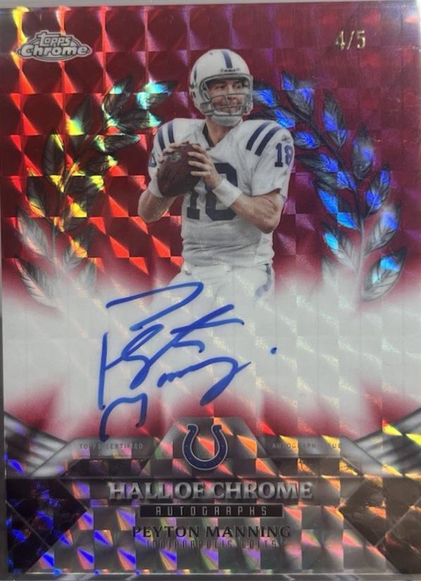 Peyton Manning [Red Geometric] #HOCA-PM