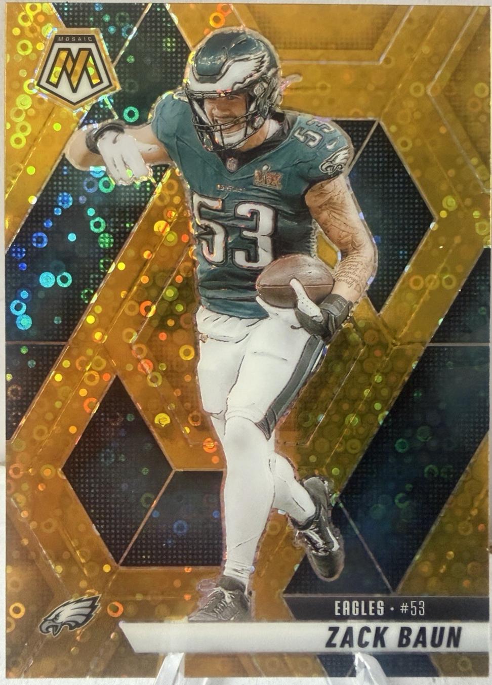 Zack Baun [Mosaic No Huddle Gold] #141
