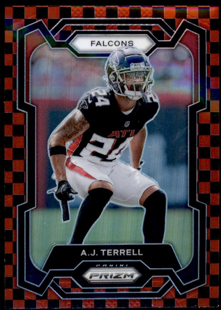 A. J. Terrell [Black Red Checker] #17