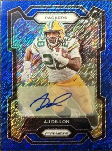 AJ Dillon [Autograph Blue Shimmer] #106