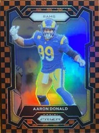 Aaron Donald [Black Red Checker] #162