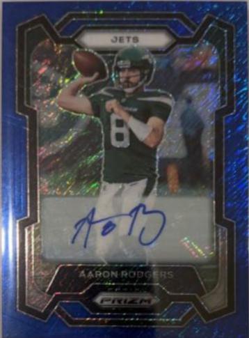 Aaron Rodgers [Autograph Blue Shimmer] #227