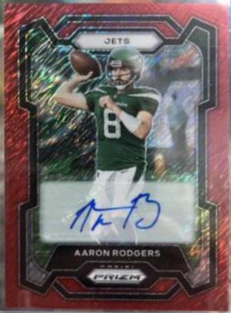 Aaron Rodgers [Autograph Red Shimmer] #227